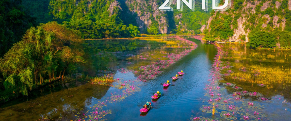 Tour Ninh Bình 2 ngày 1 đêm - Khám phá Tràng An, Hang Múa, Tam Cốc Bích Động - Giá Tốt Nhất