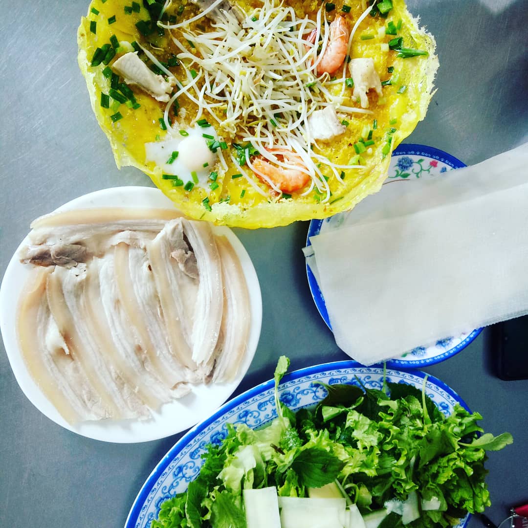 Bánh tráng thịt heo - ẩm thực hấp dẫn của Đà Nẵng
