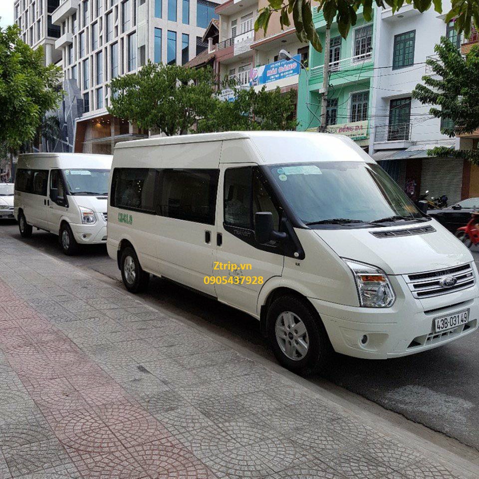 Thuê xe 16 chỗ Ford Transit uy tín nhất tại Đà Nẵng 